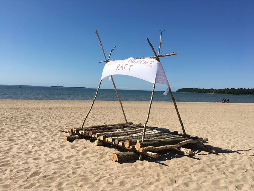 Apocalypse Insurance- Raft
(2019, Sculpture)