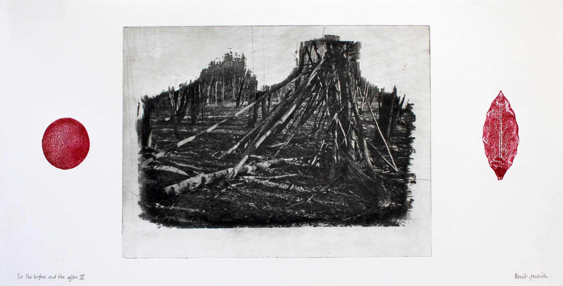 The before and the after II. Grafik. Foto: Berit Jonsvik