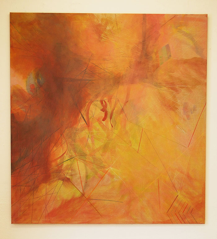 Marta María Jónsdóttir, Untitled. Acrylic on canvas, 150 x 160 cm