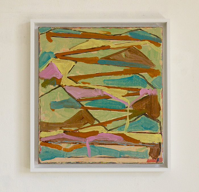 Shea Dalton. Home Landscape, 2016. Oil on canvas, 32cm x 36cm.