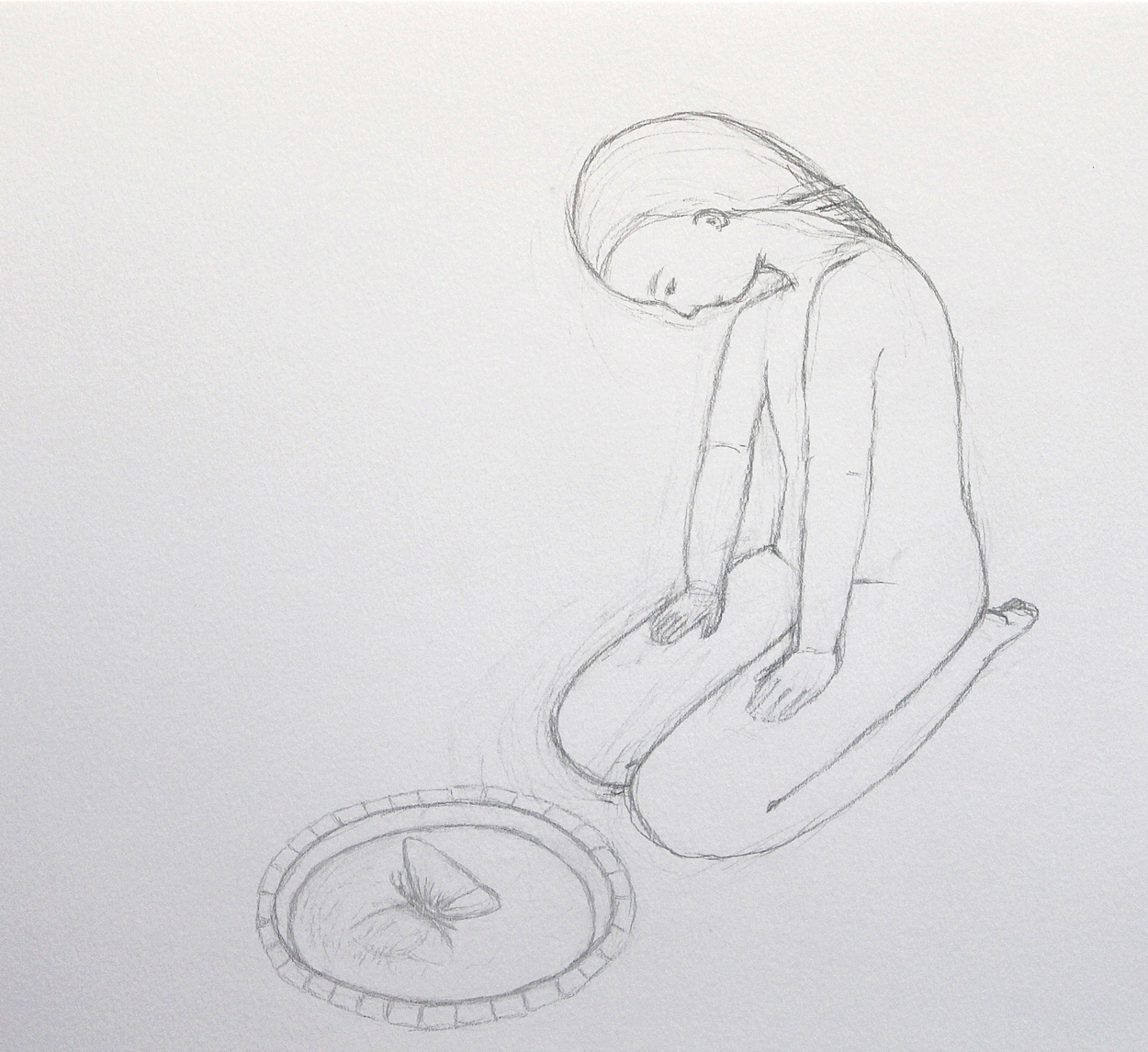 Brunnen (Skiss) - 2018. Foto: Petra Borén Supparo