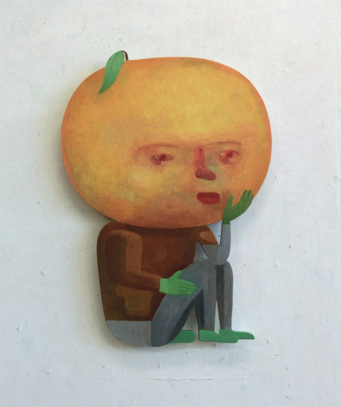 Ragnar Schmid, Frukt och grönt I, olja på MDF