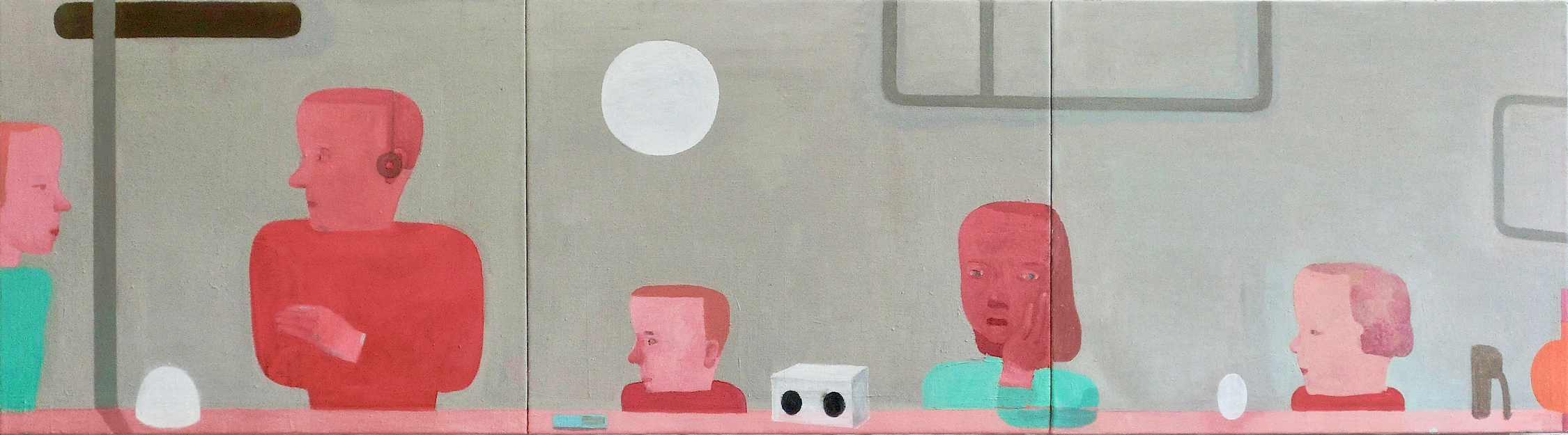  ”NU…”, olja, 56 x 196 cm