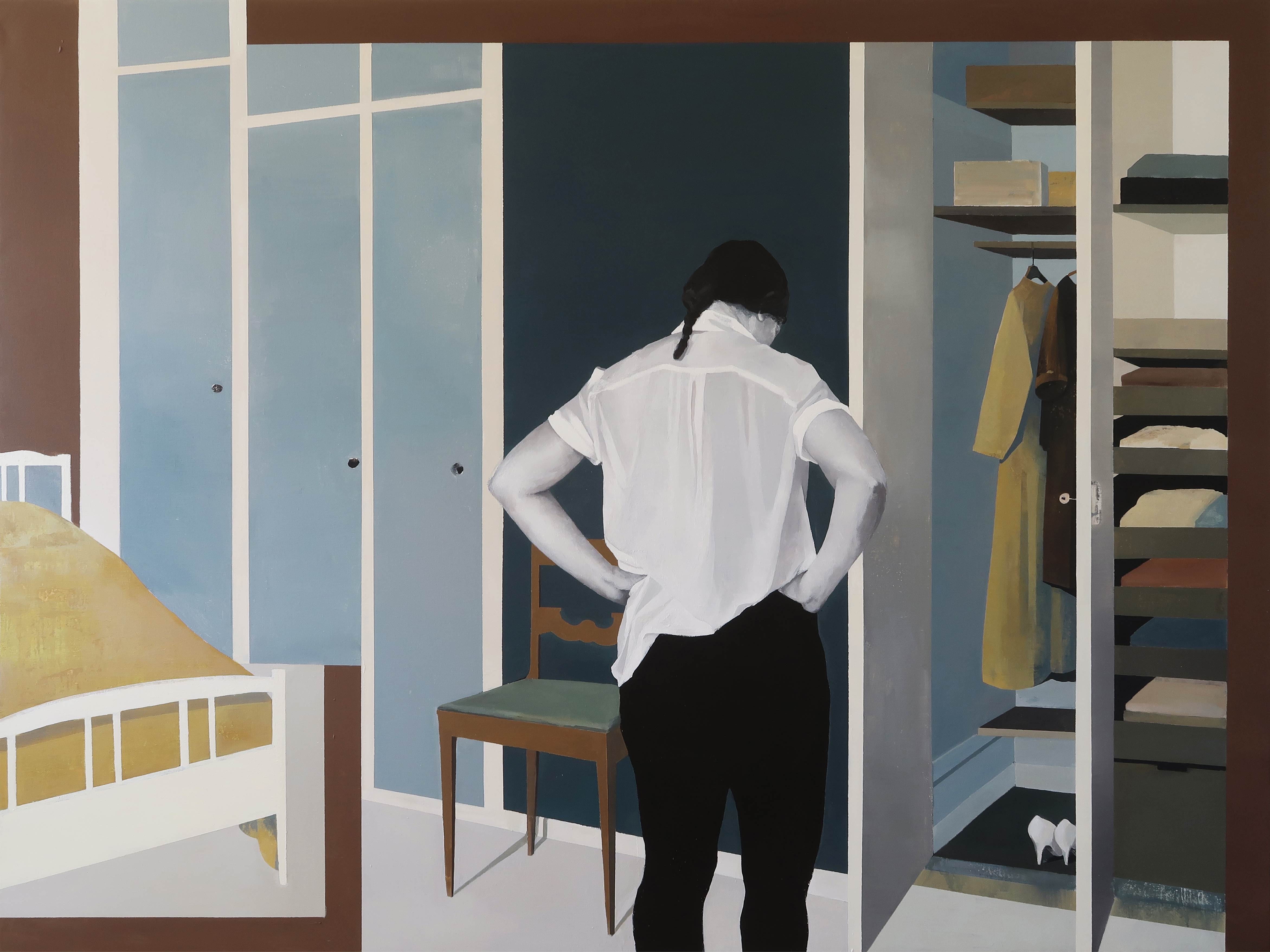 Susanne Bonja, Du, akryl på duk. 150 x 200cm, 2018