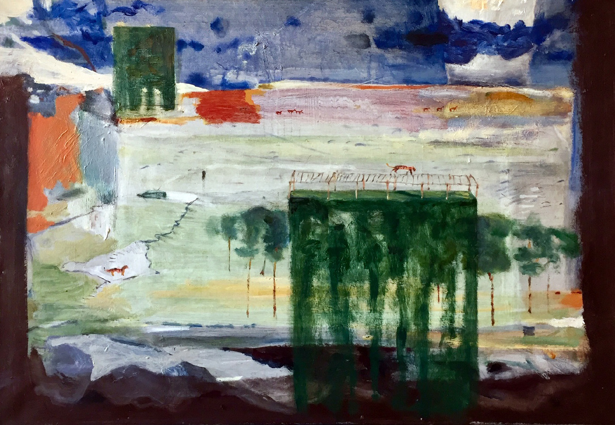 Johan Lagergård, Olja på duk, 2018