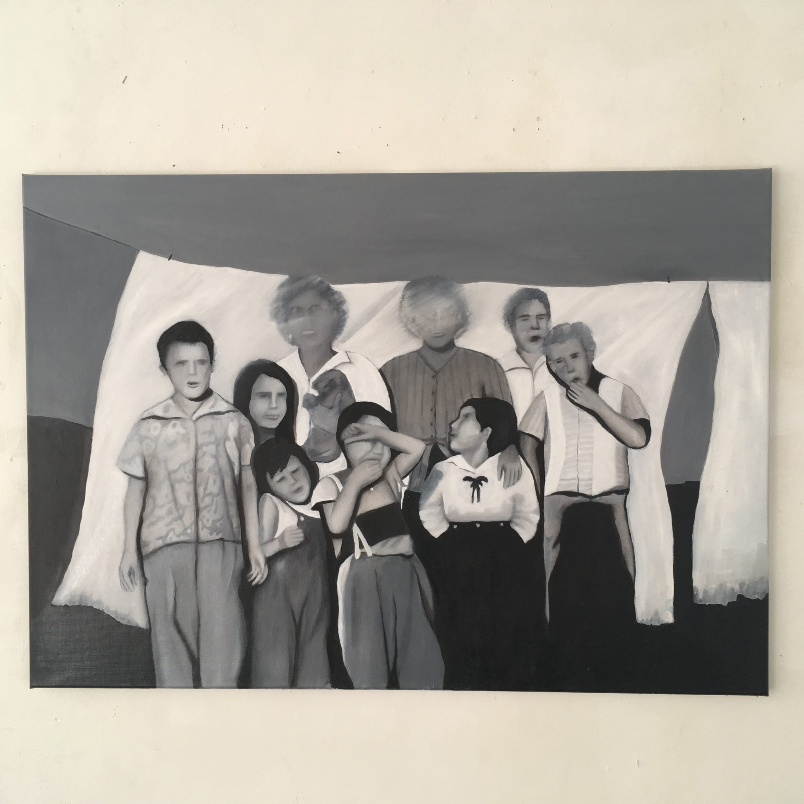 Rocio Soto, Mormor. Olja på duk 1x 0.7 m, 2019.