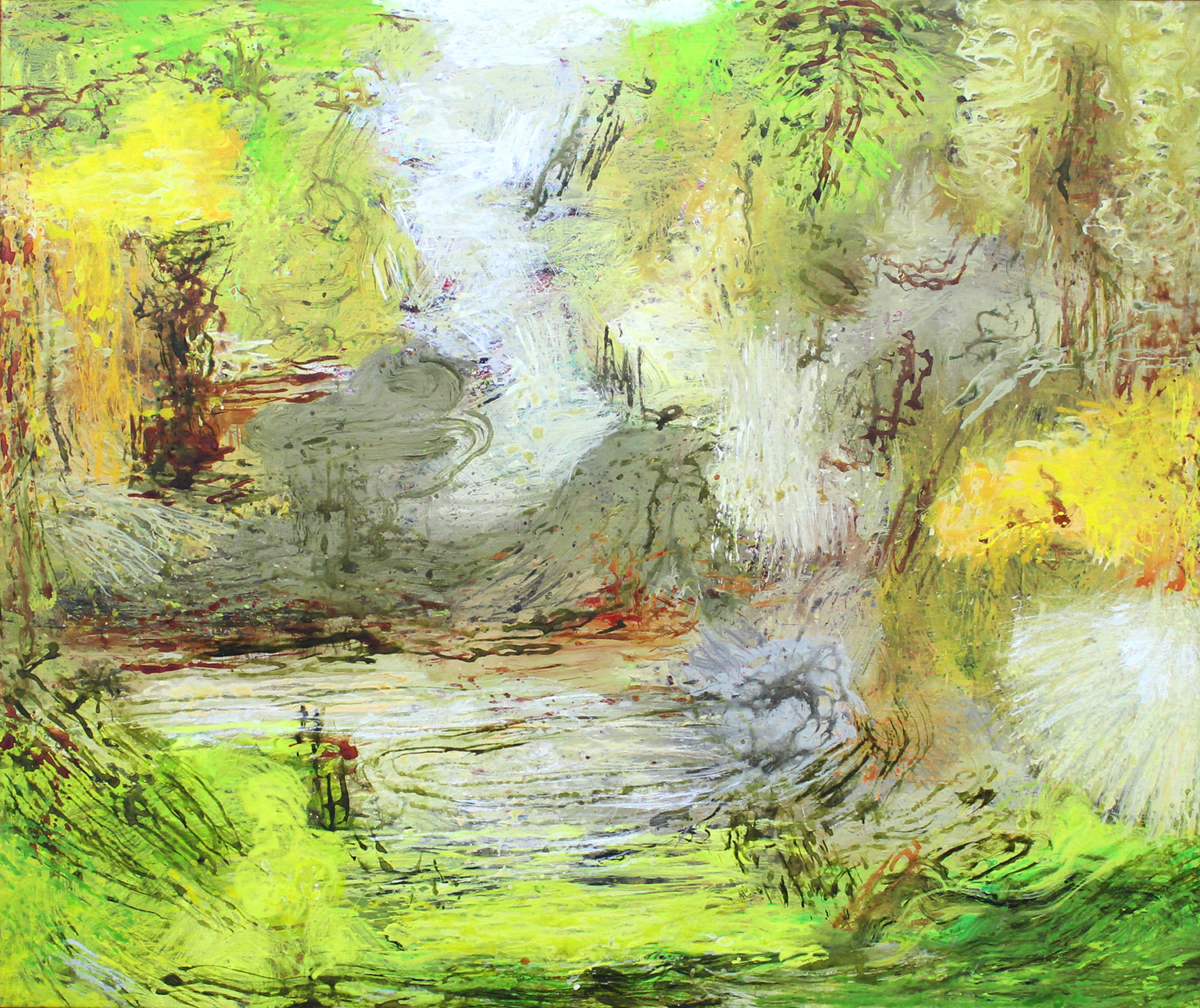 Jan-Olof Bengtsson, Dit har jag återvänt (2019) 84x100 cm