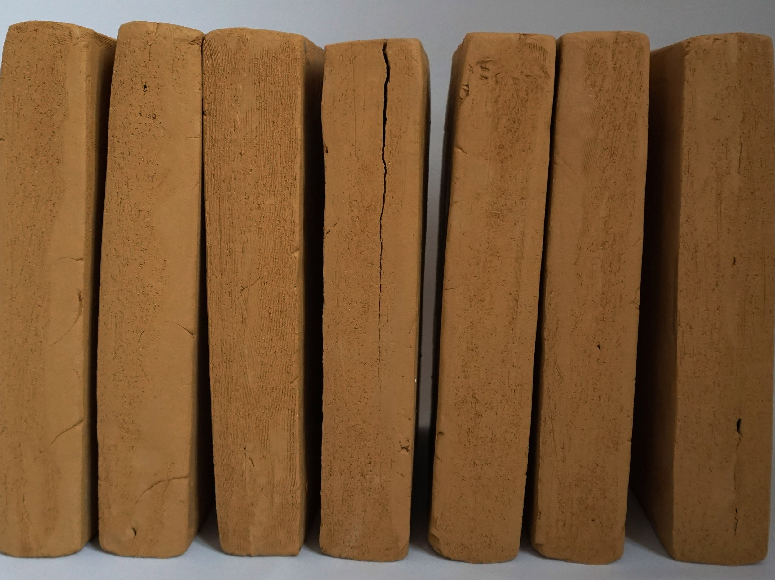 Elisabeth Billander, Del av minnen jag inte minns men aldrig glömmer. Material, trä, lera. 2021