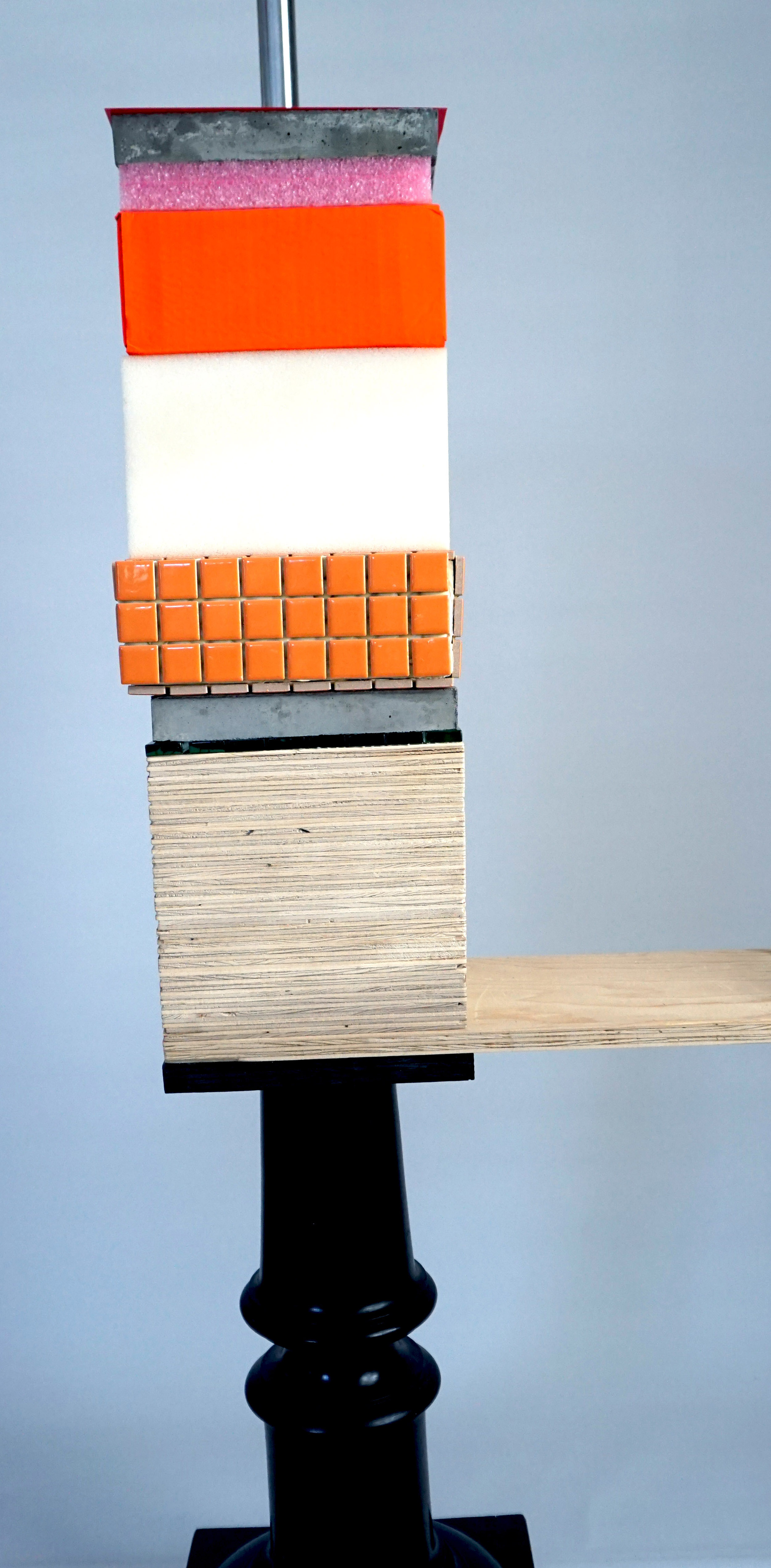 Elisabeth Billander, Kontroll på piedestal, del av verk, mixed media, 2020-21