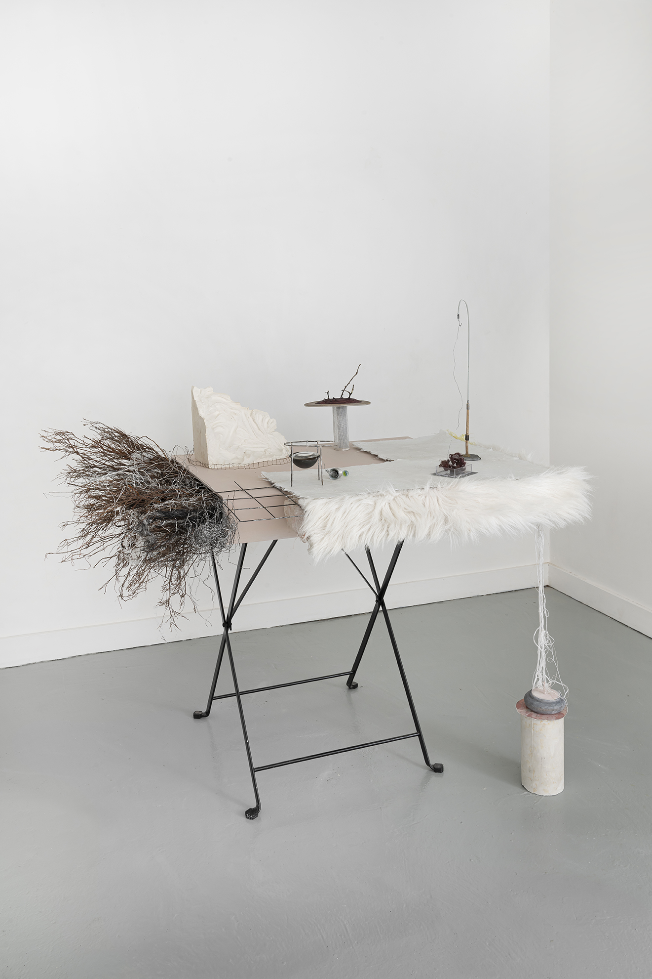 Elin Drougge, Bord med fjell, pels og etterlandskaper