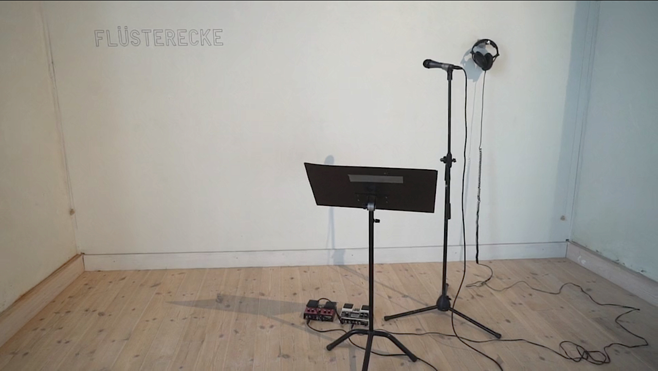 FLÜSTERECKE, interactive sound installation, 2020