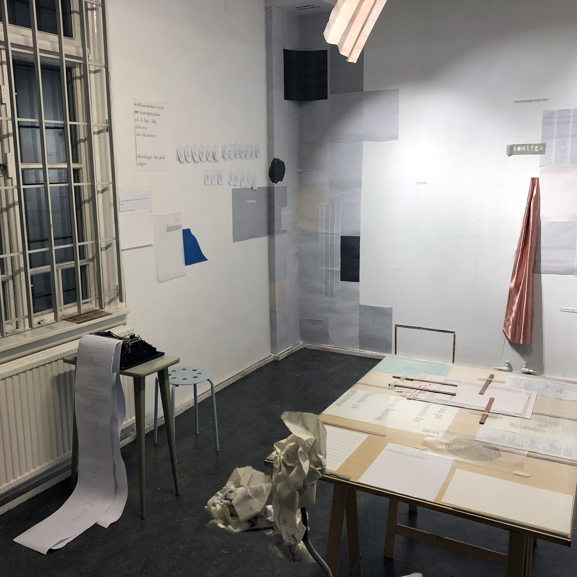 Sällskapet de Åtta i Artists' Corner på Konstepidemin, mars 2021