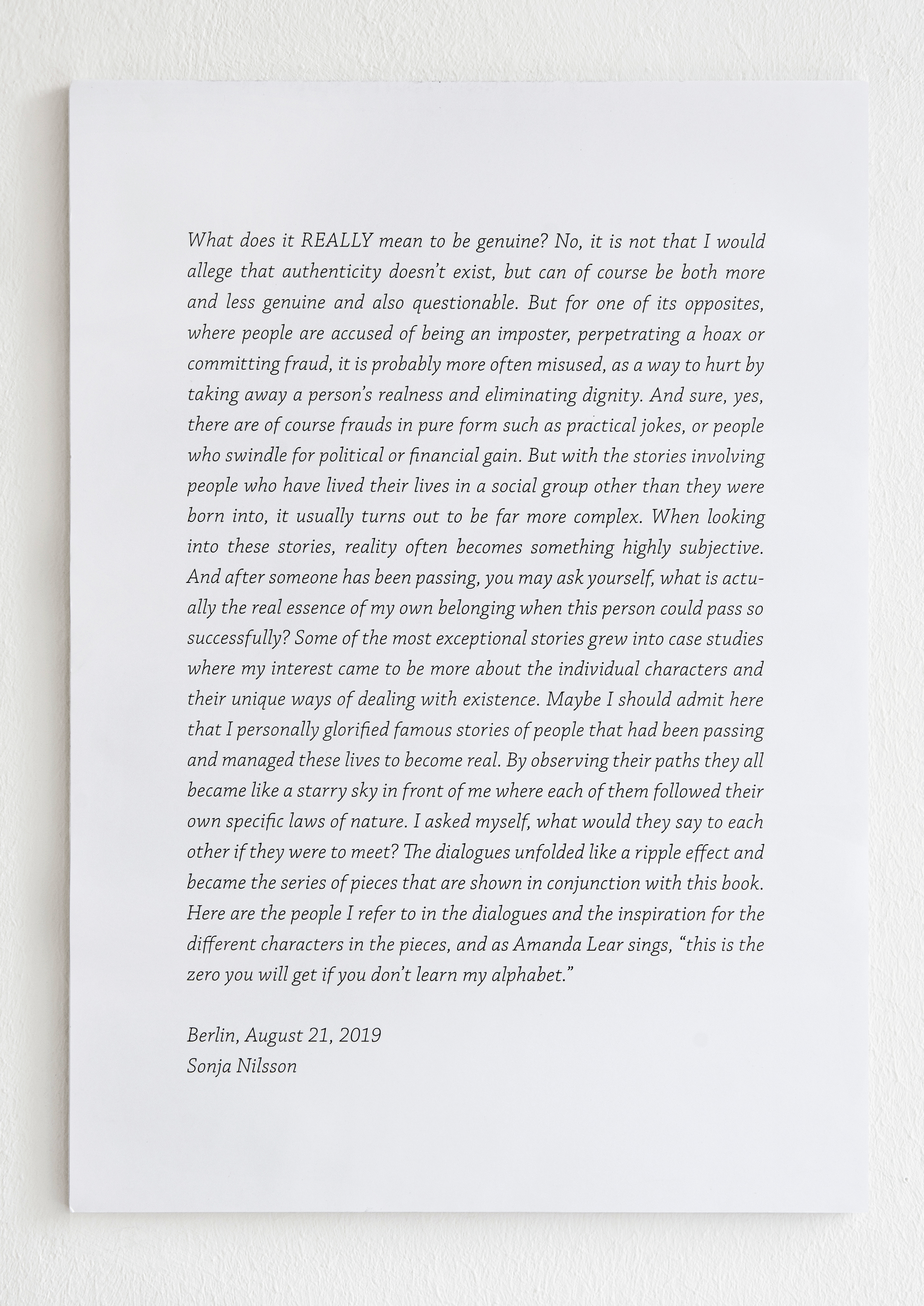 Introduktion från Visibility is a Trap - the Source Book