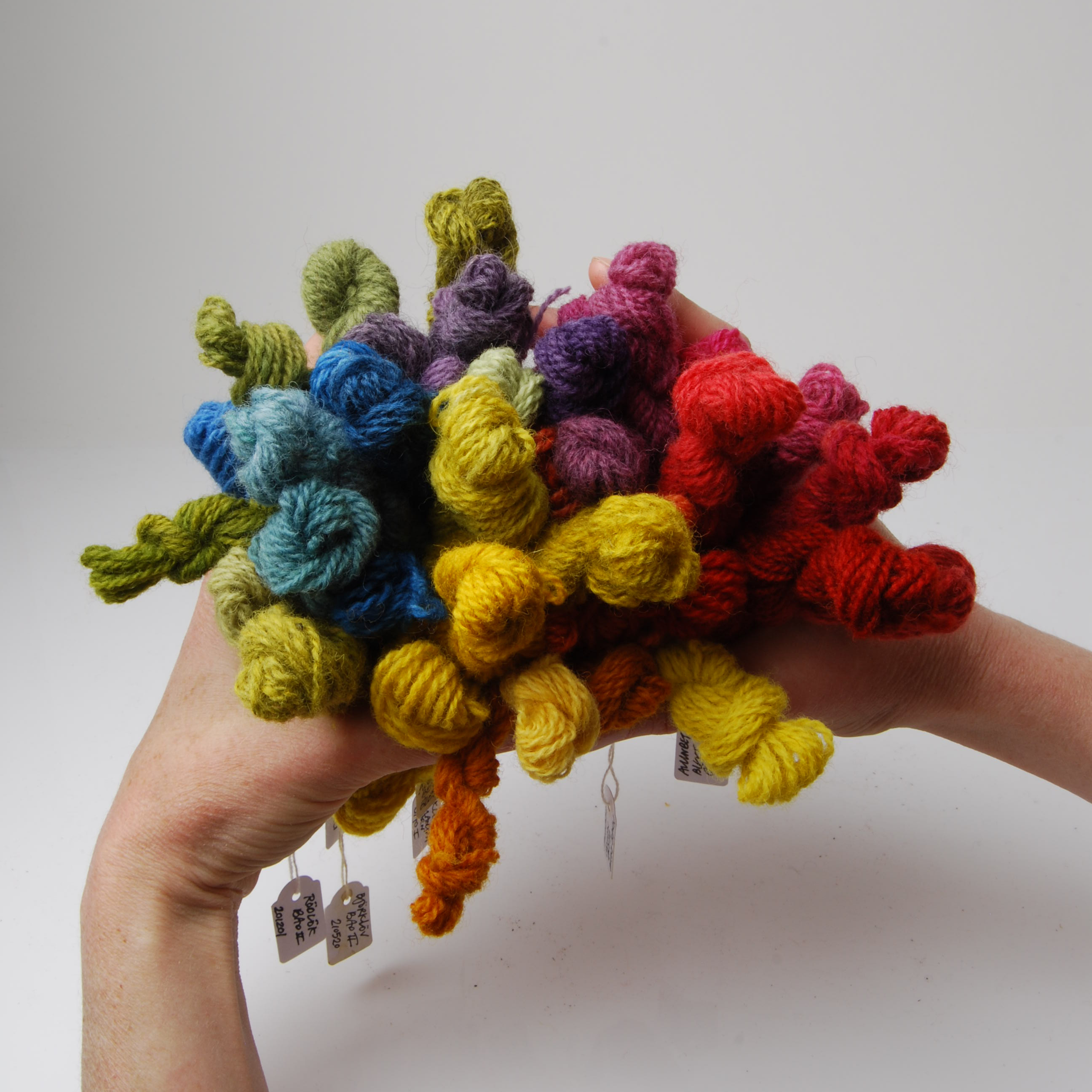 Eva Zethraeus och Anna Bauer, Färga garn och sticka.