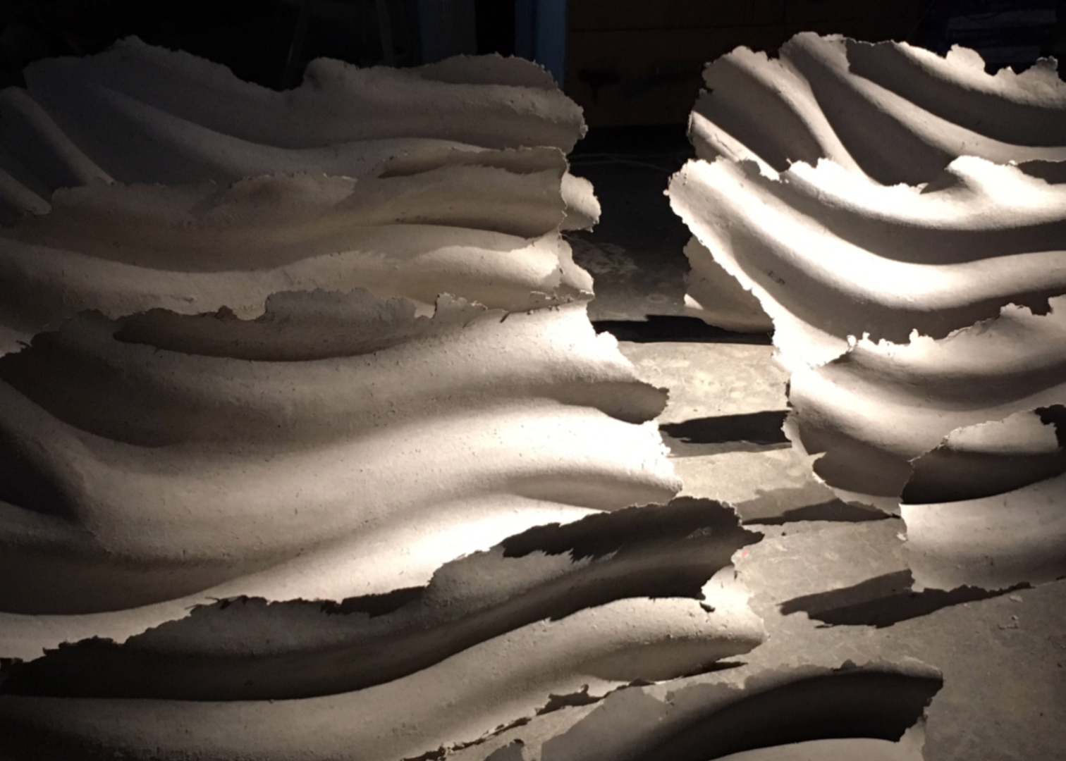 Skulptur av Per Agélii, för pneuma av Teater Spira. Foto: Per Agélii