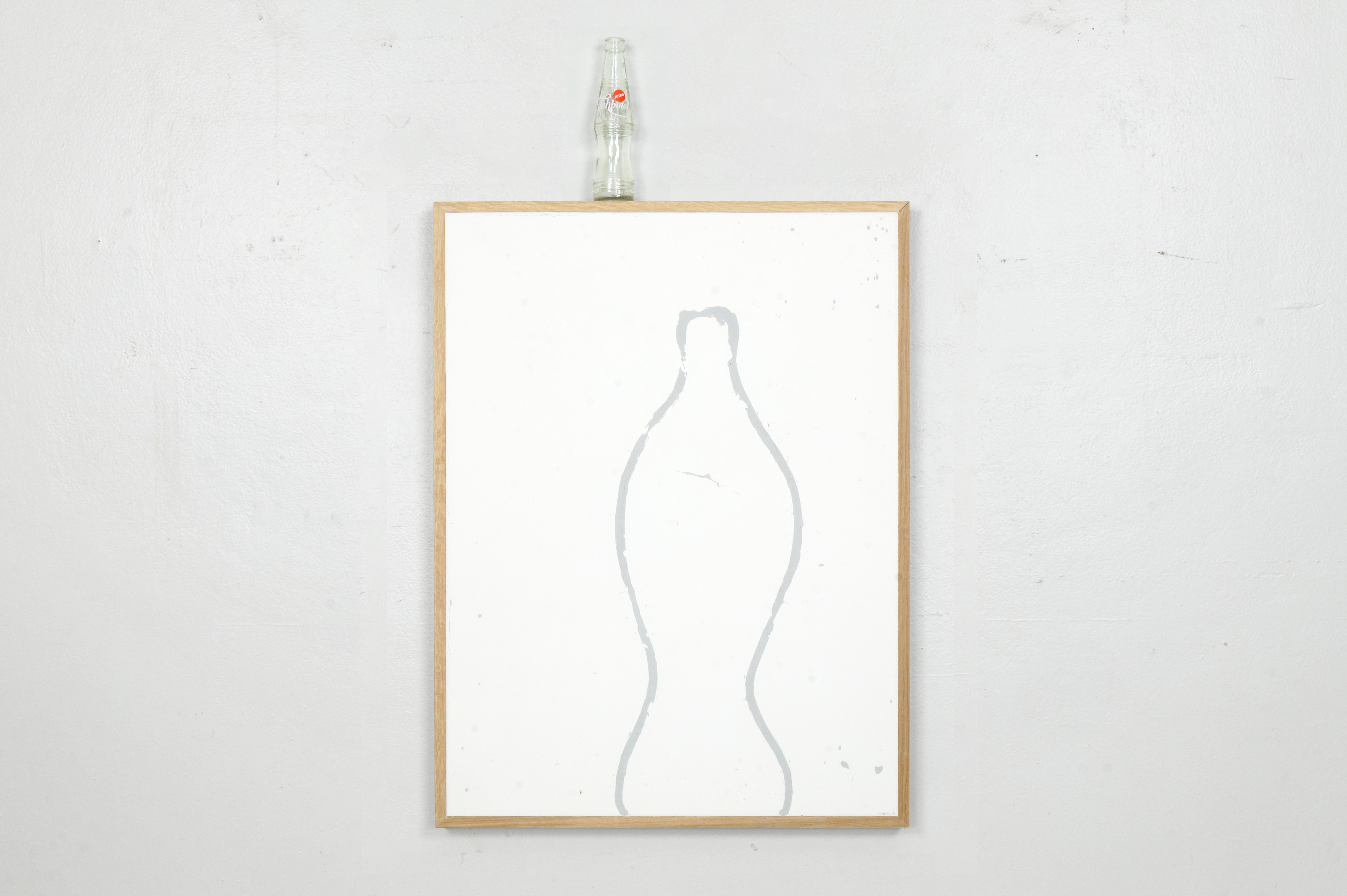 Johan Söderström, Real Thing, Spackel på ekpanel, 2021