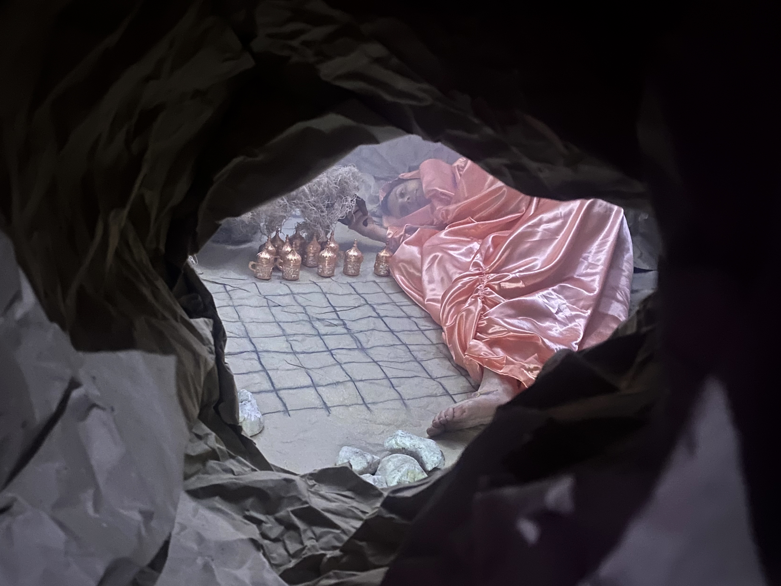 Cecilia Sterner JAMAIS VU, blandteknik, 2021