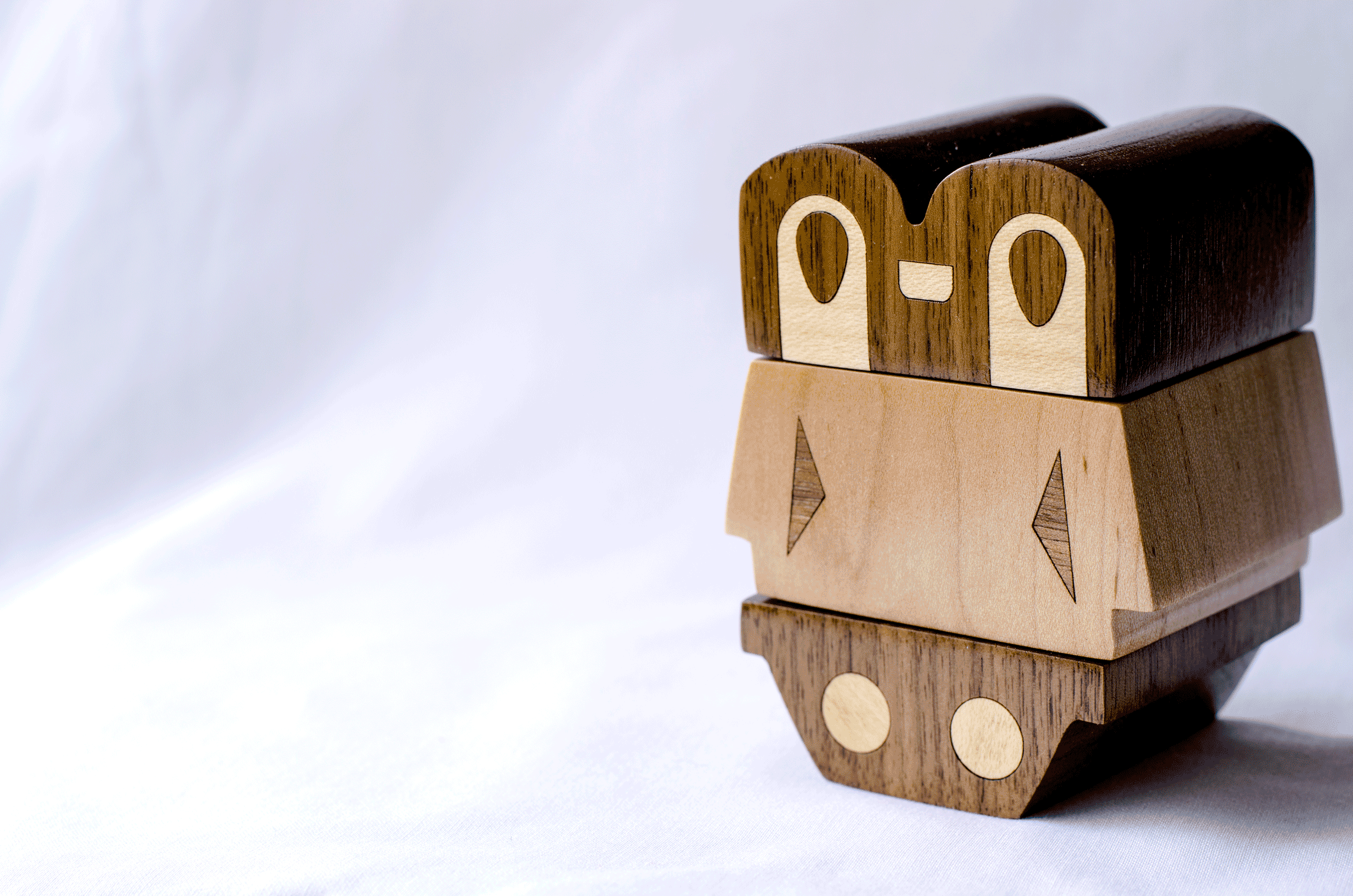 Allay Series, maple and walnut character, 2017