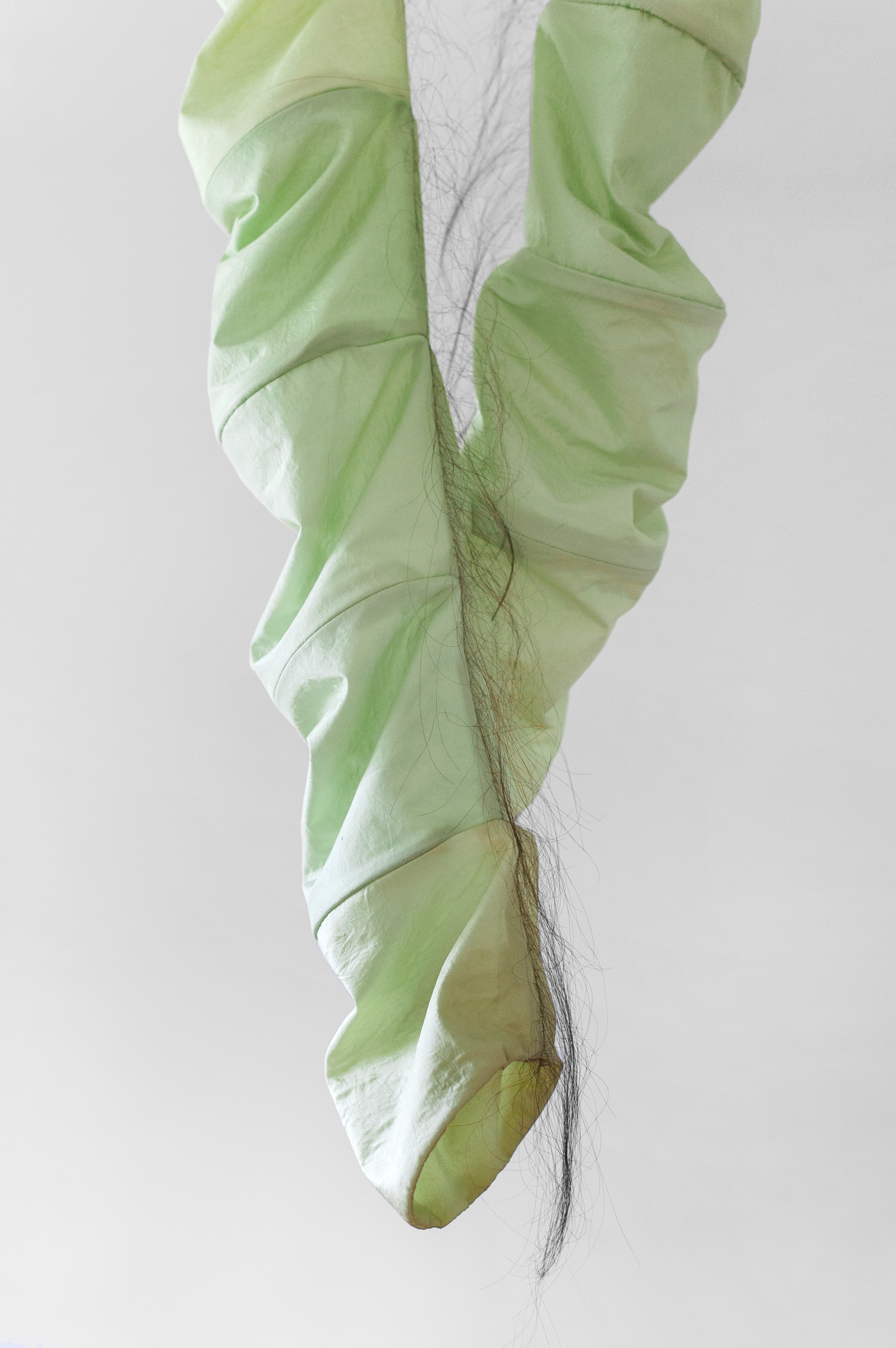 Karin Granstrand, Porträtt av upplevelsen av ett tjärn (bräken), Naturlig färgning på siden / 2022