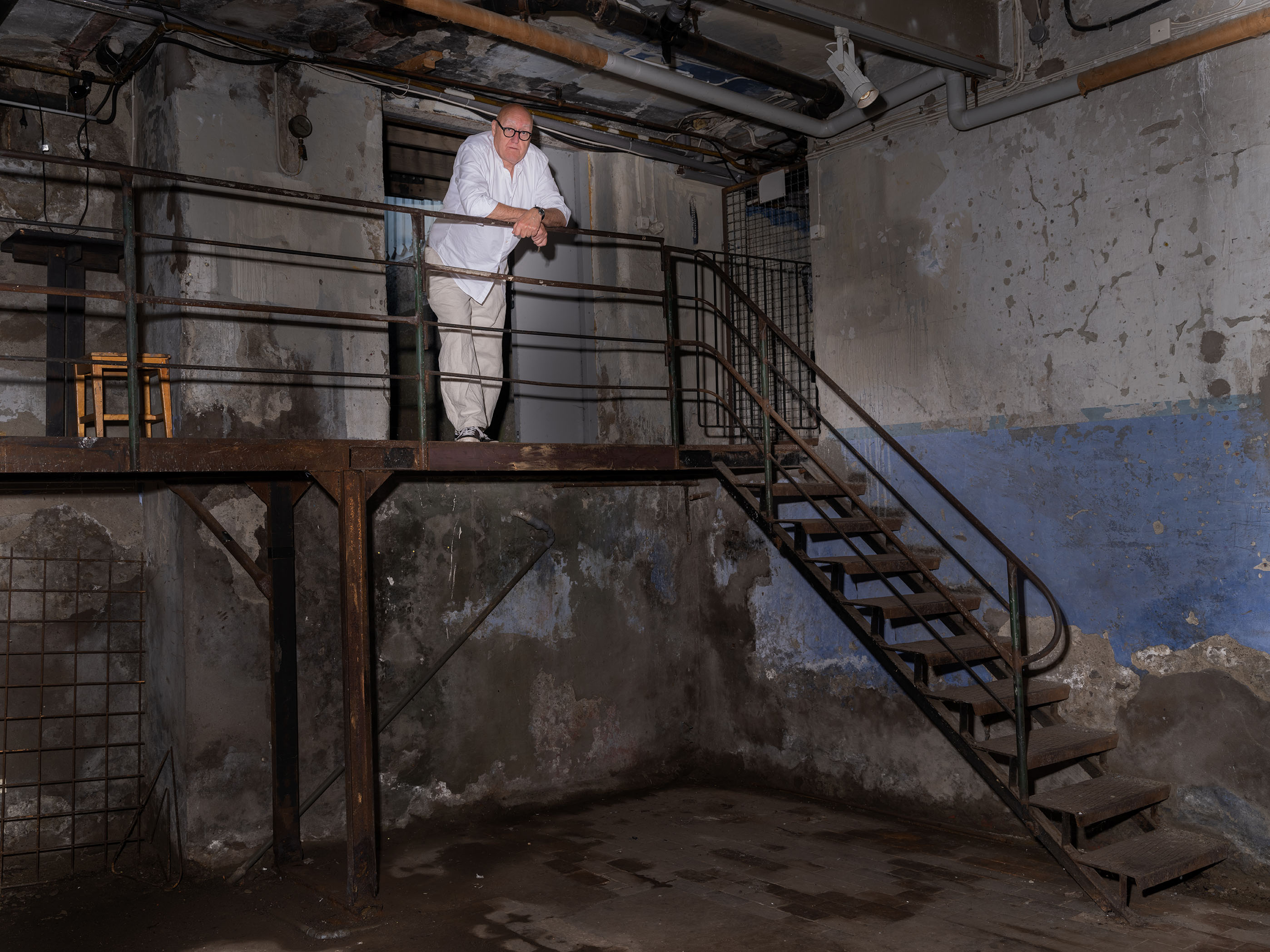 Foto: Nora Lorek. Olle Niklasson, ordförande i föreningen Konstepidemins styrelse. 