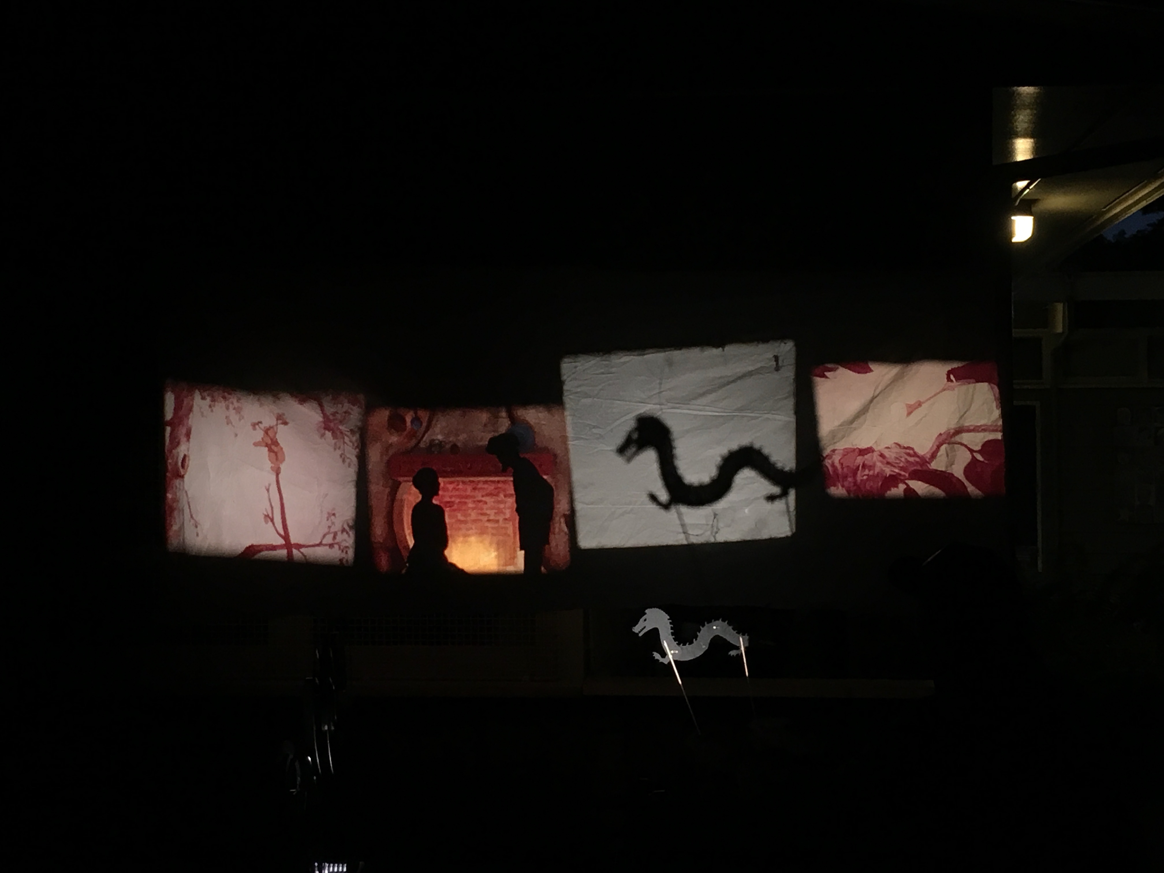 Lisa Marr & Paolo Davanzo, Cinematic Magic, Photograph of Expanded Cinema Performance, 2022