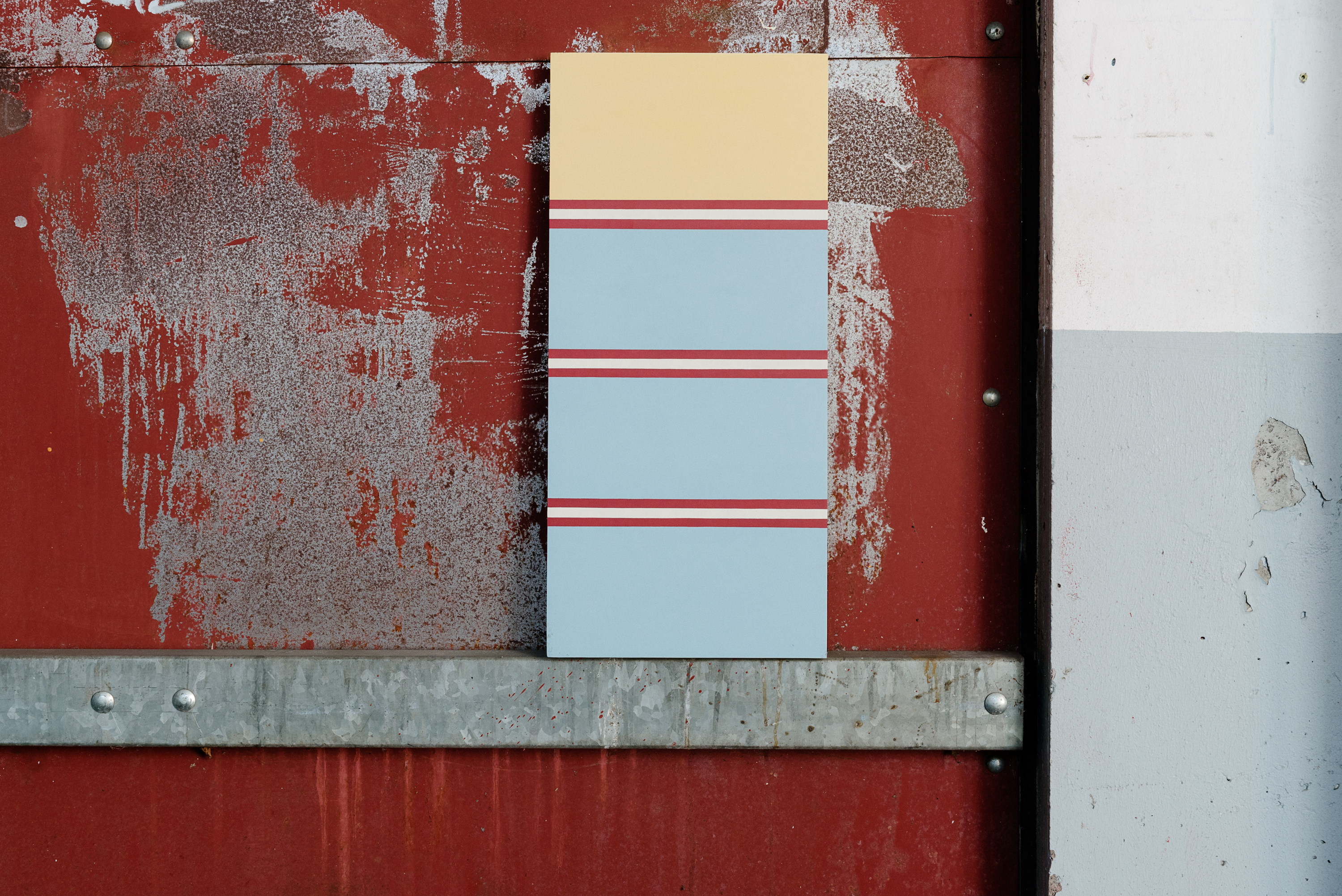 Merete Lassen, GOT 4:20. Akryl på mdf 2023. Fotograf: Hilda Grahnat.