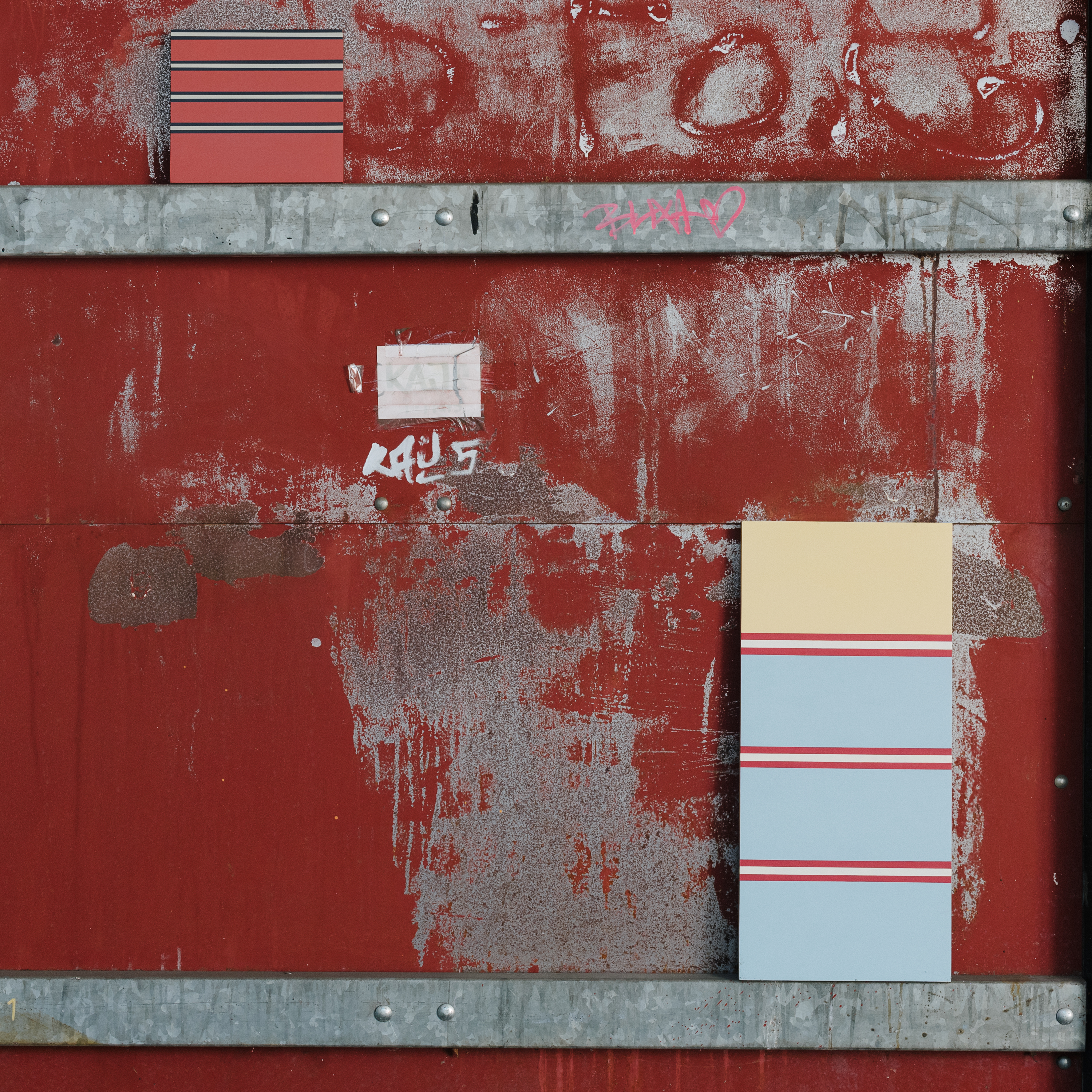 Merete Lassen, GOT 4:20 Akryl på mdf 2023 och GOT 1:4 Akryl på mdf 2020. Fotograf: Hilda Grahnat.