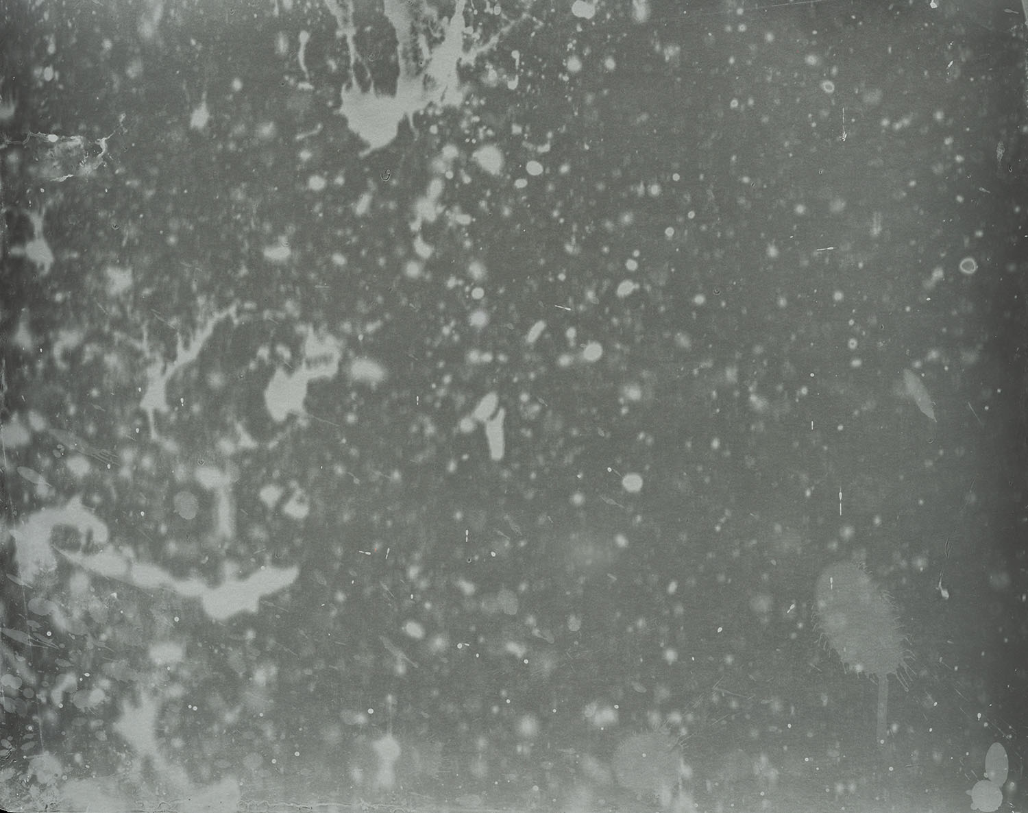 Vattenfall, Ridonjira, fotogram på analogt svartvitt fotopapper, 60x48 cm