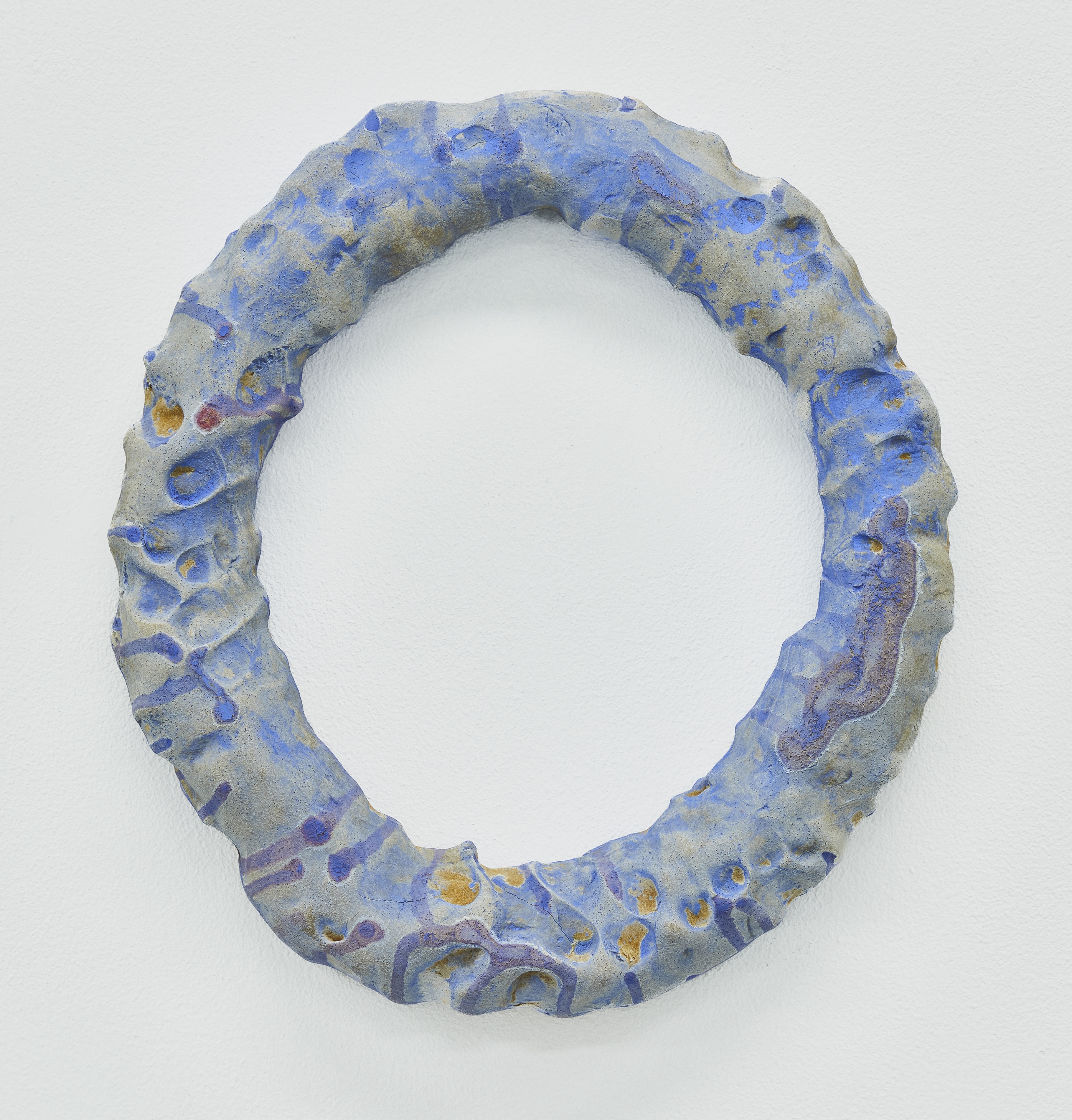 Wreath (3), 2025, salt dough, food coloring, acrylic paint, 36x32x7cm