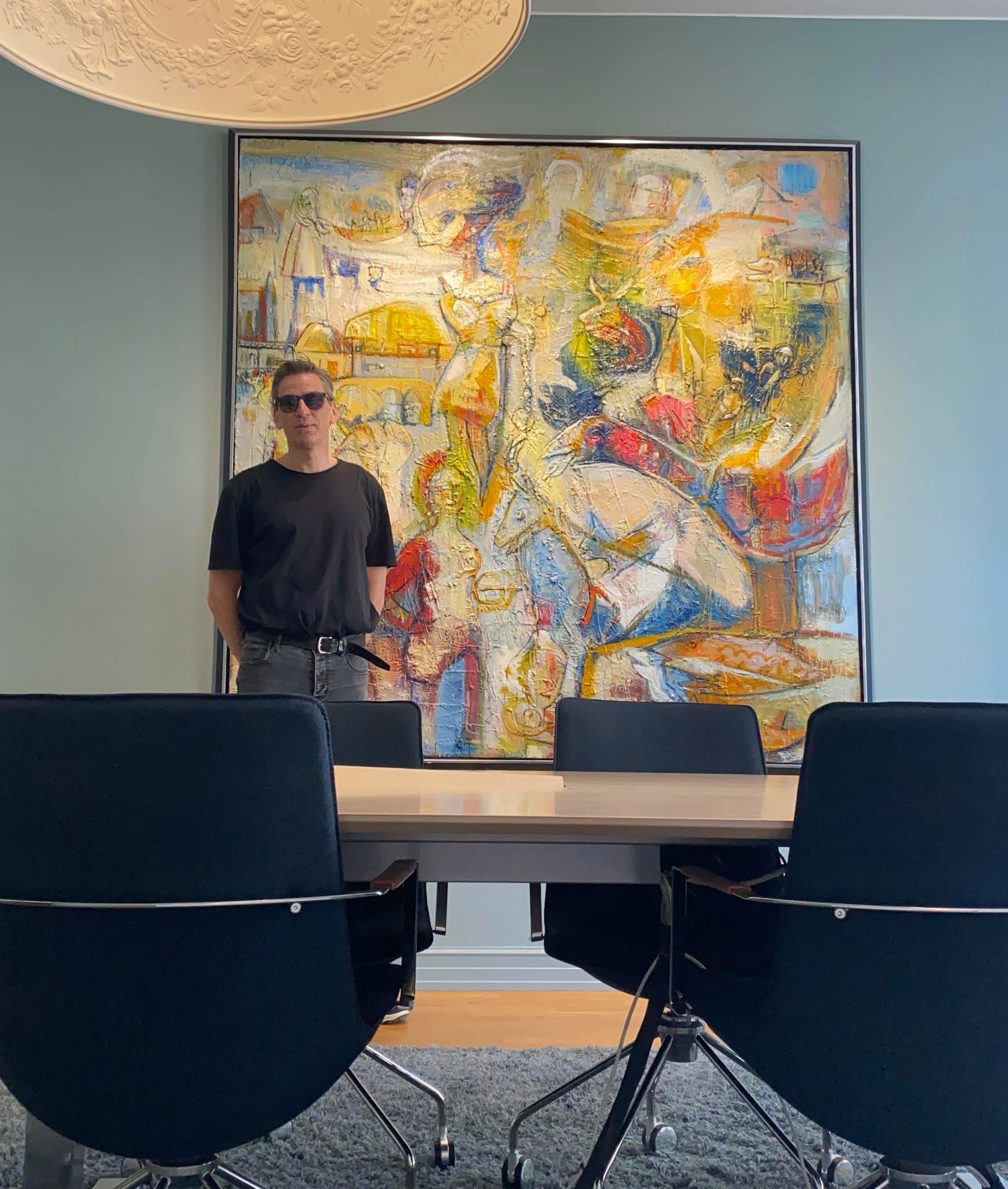 The Flemmish queen, 200x200 cm, 2008