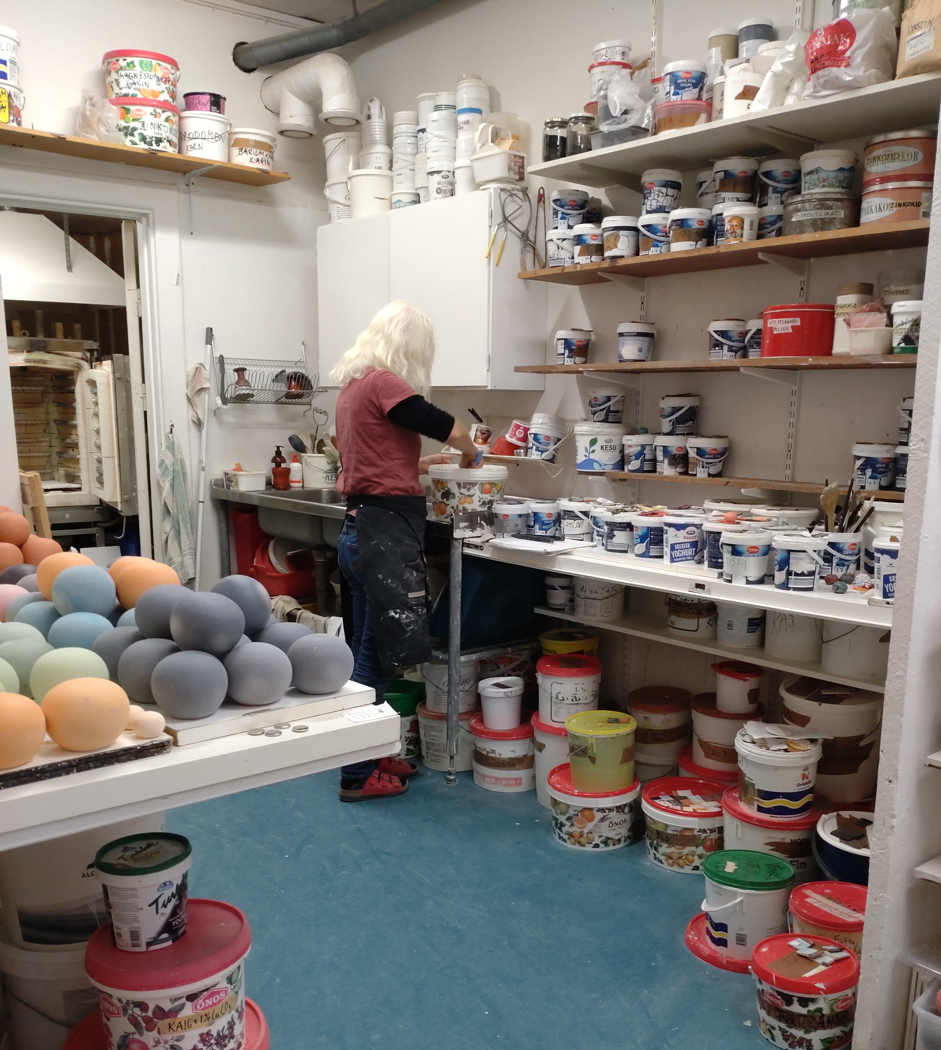 Öppen atejé. Karin Östberg, Ateljé 612.