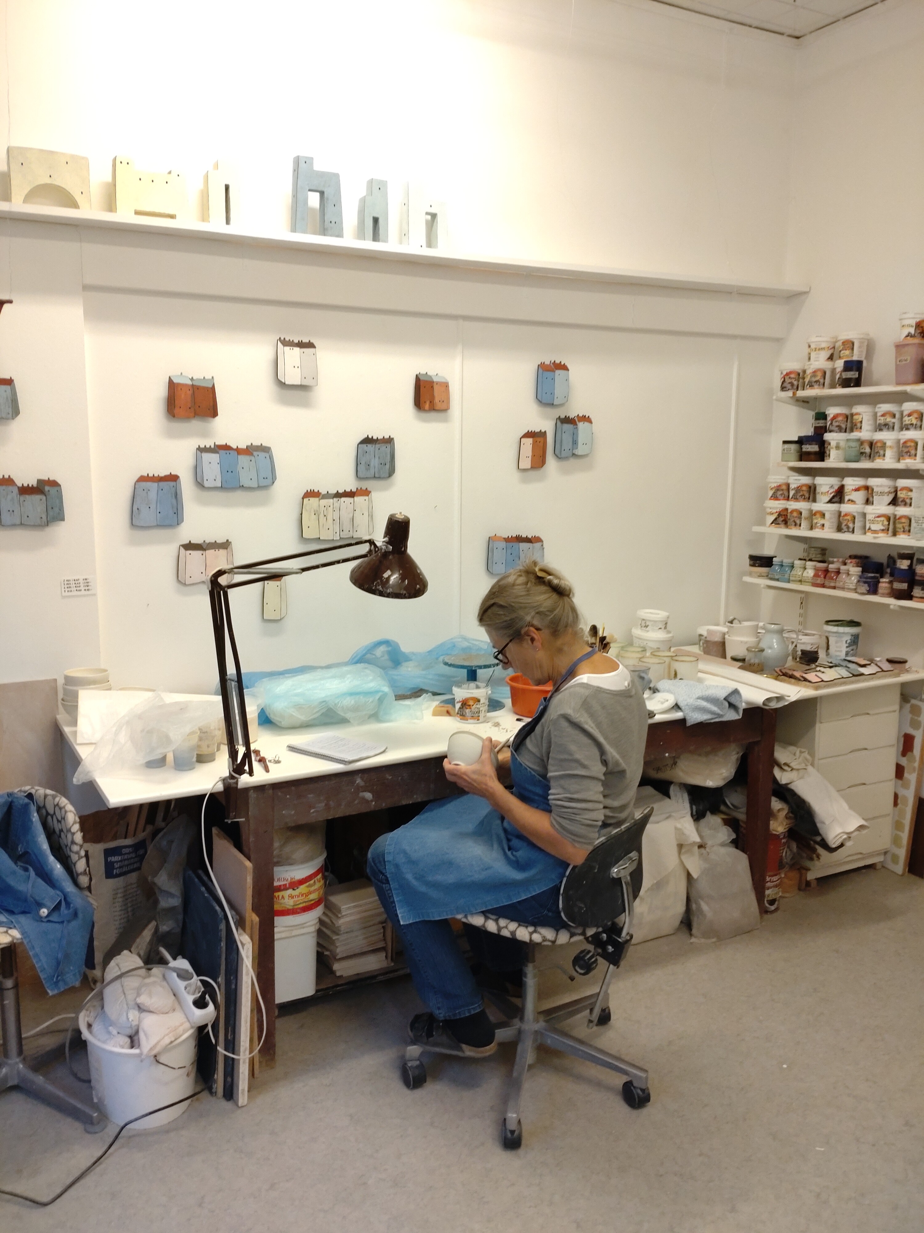 Öppen atejé. Kerstin Sarvimäki, Ateljé 612.