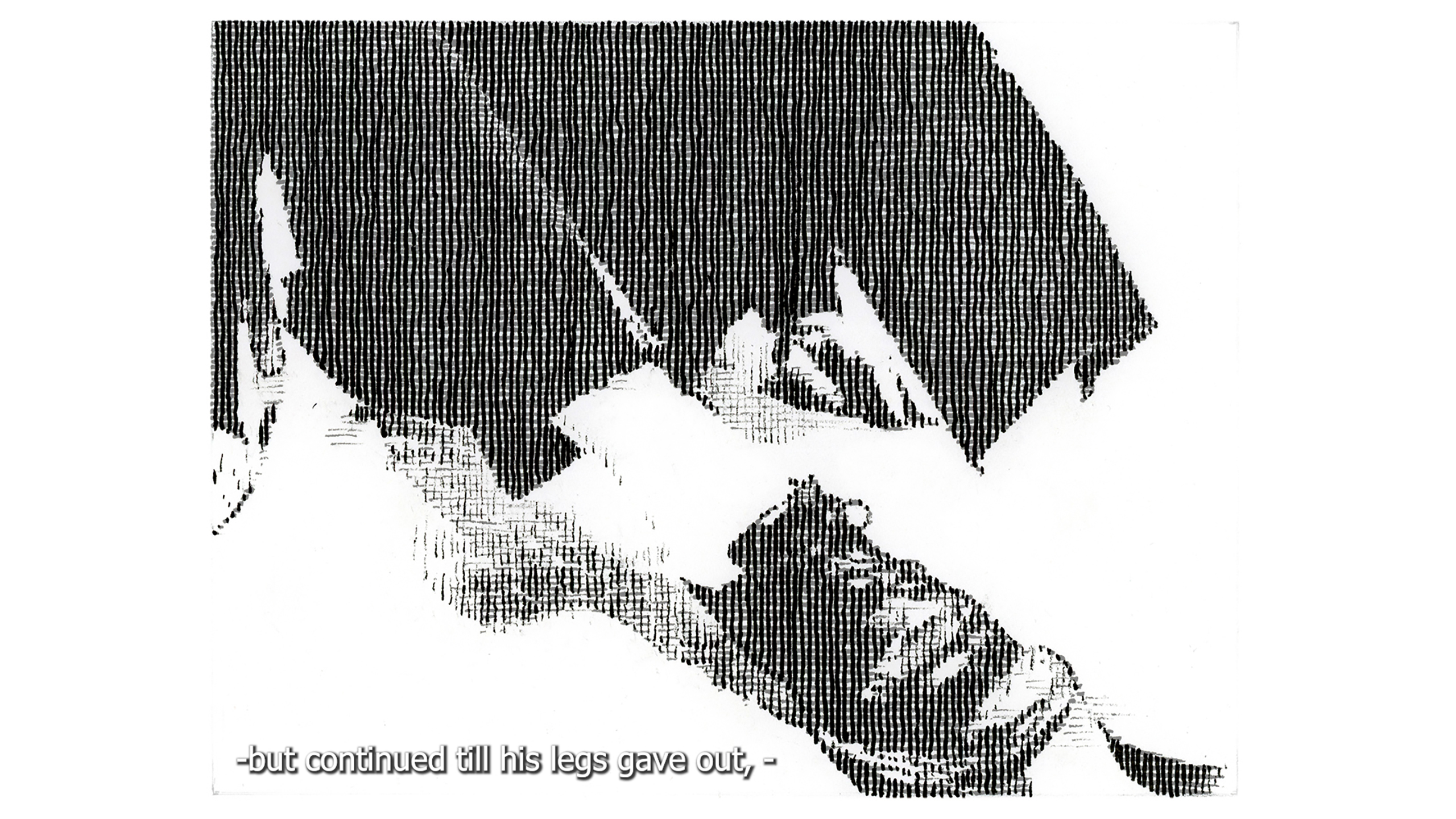 Torgeir Husevaag, Om å glemme, stillbilde fra digital video, 21.56 min, 2025.