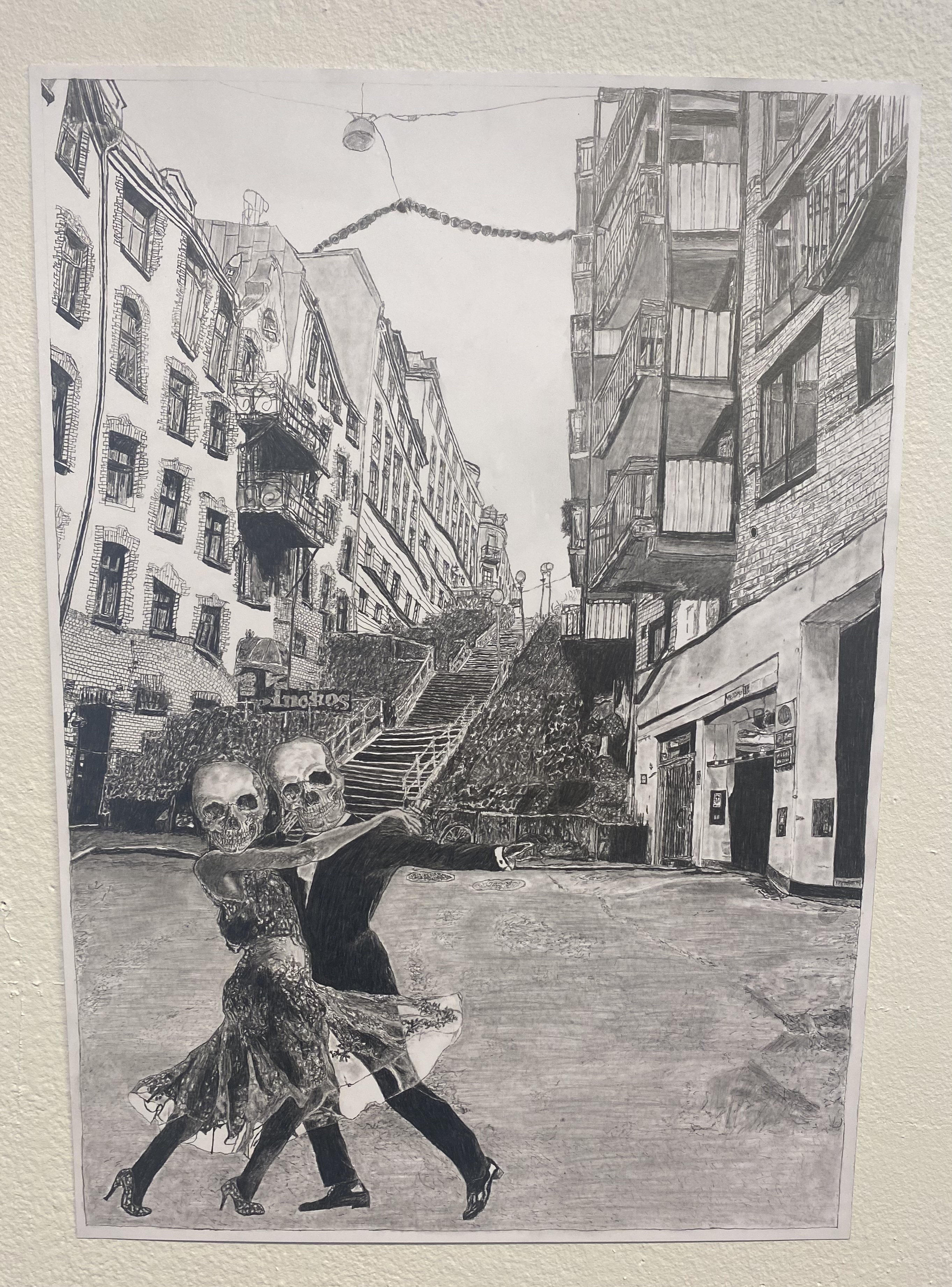 'One last dance' (pencil drawing on A3 - 250gsm paper)