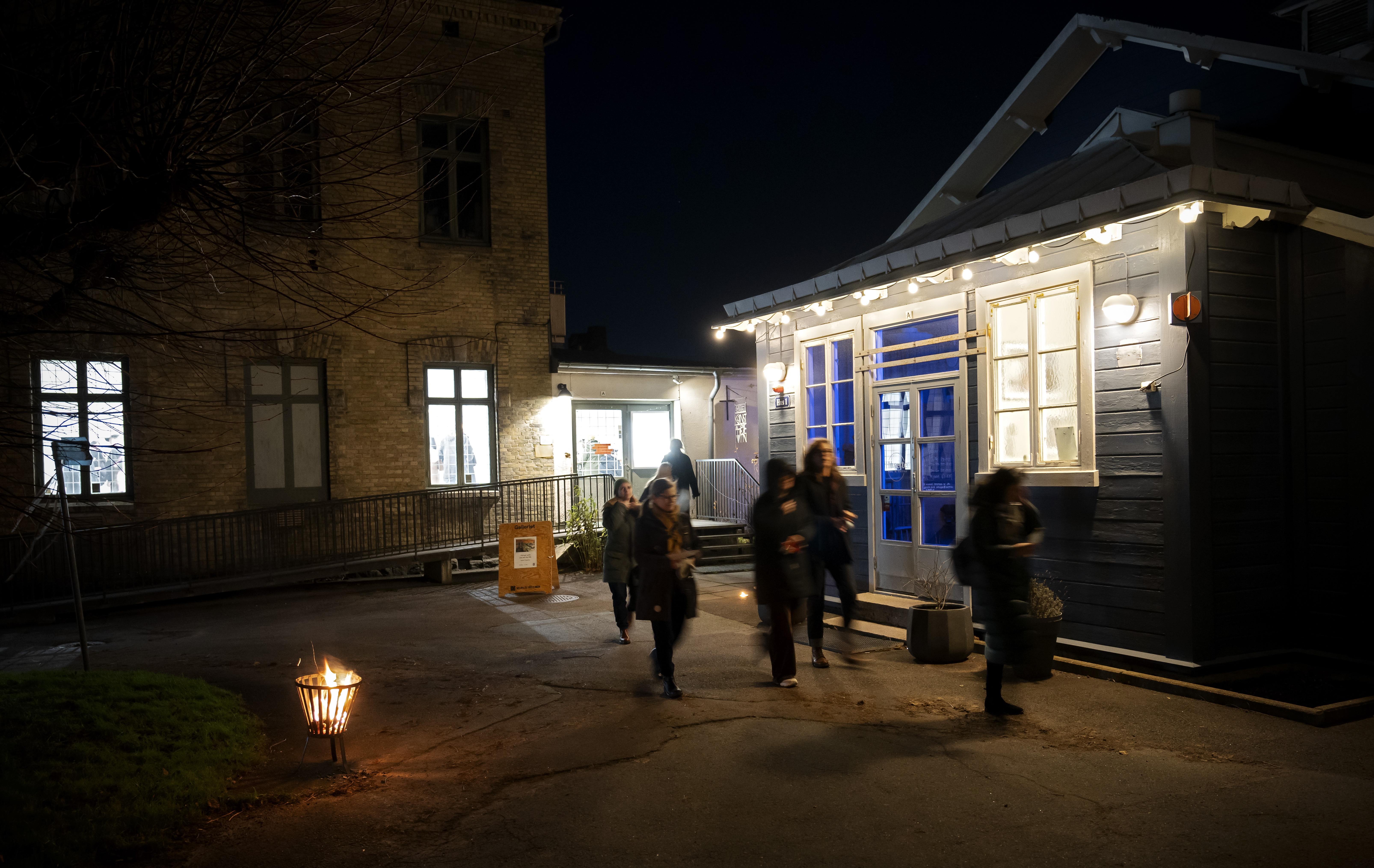 Kvällsöppet på Galleri Konstepidemin
